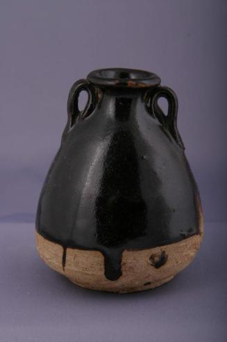 Stoneware Bottle with Two Handles