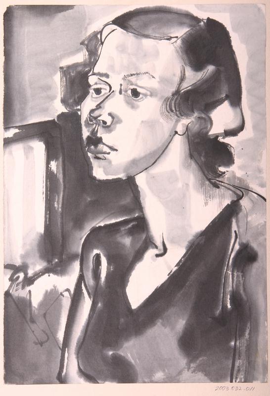 Untitled (Portrait Sketch of a Woman)