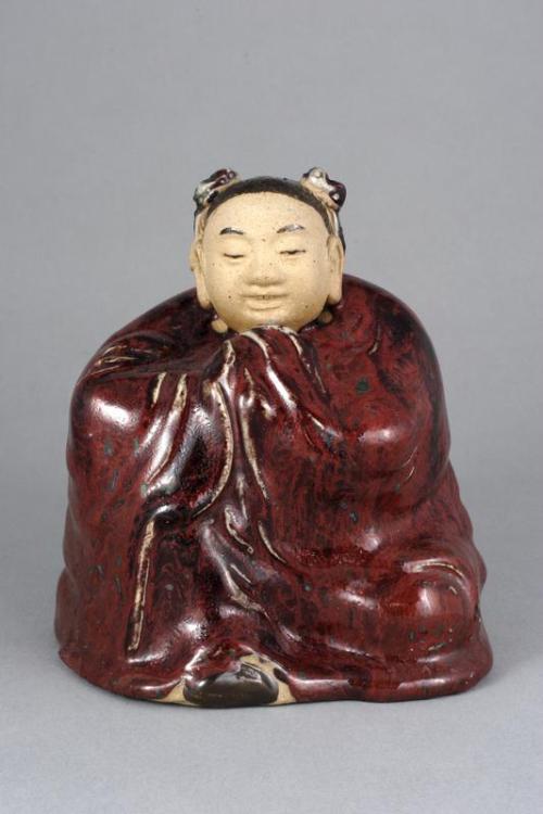 Shiwan Figure of a Sleepy Boy