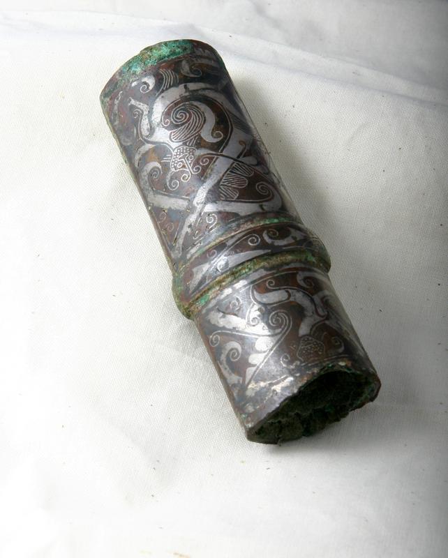 Silver Inlaid Bronze Ferrule