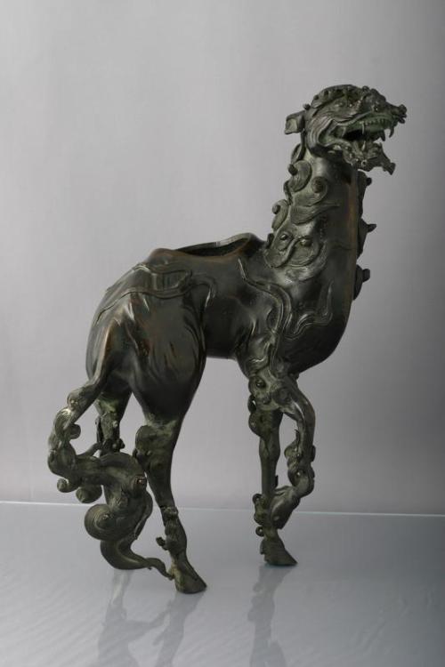 Bronze Incense Burner in the Shape of a Kirin