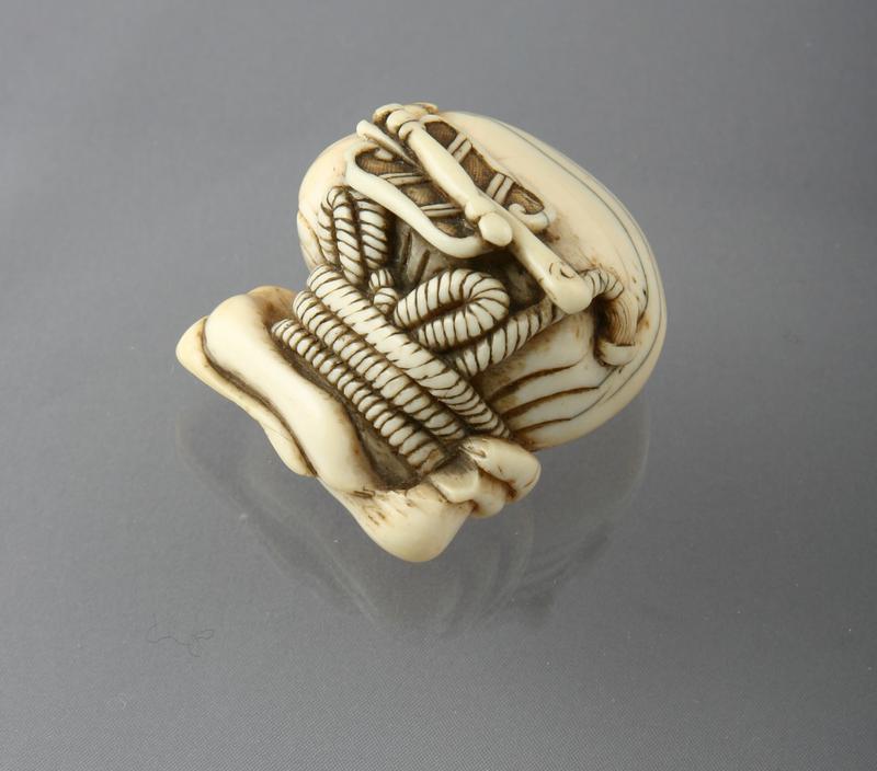 Netsuke: Hotei's Bag of Good Fortune