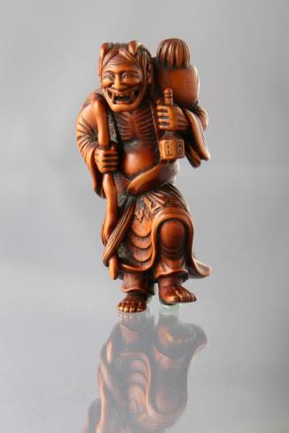 Netsuke: Yamauba and her son Kintaro