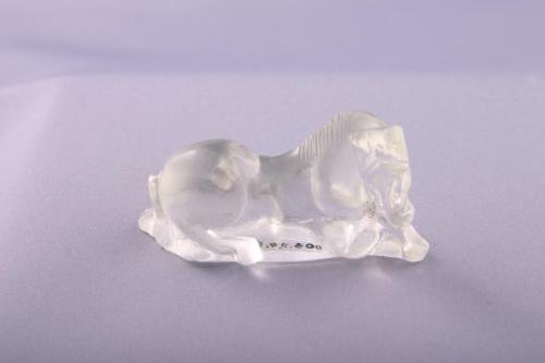 Recumbent Glass Horse