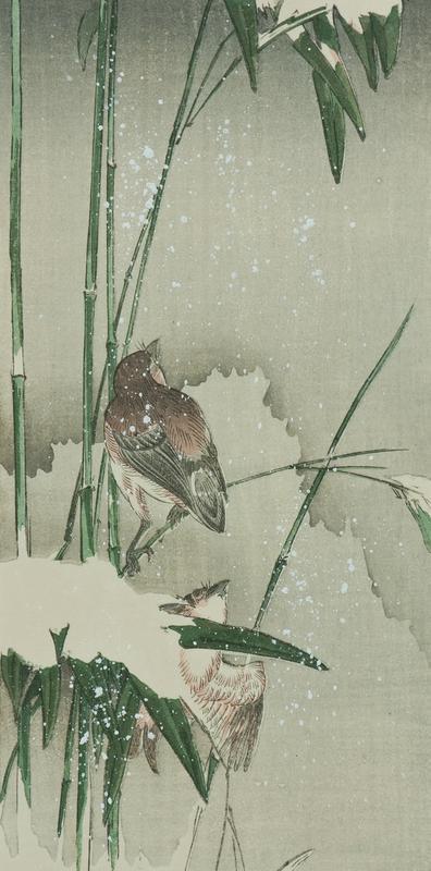 Sparrows and Bamboo