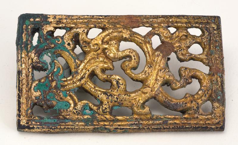 Gilt Bronze Plaque