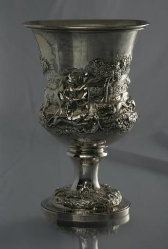 Silver Cup with Hunting Scene