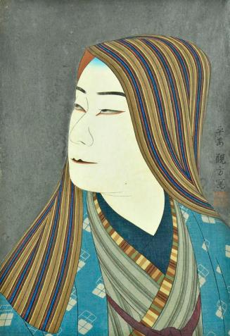 Portrait of the Kabuki Actor Nakamura Ganjiro in the role of Kamiya Jihei