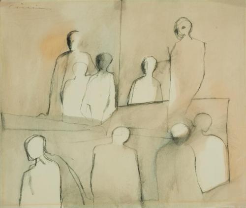 Untitled (nine figures)