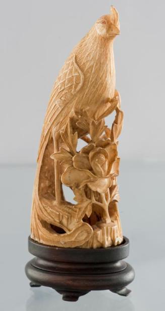 One of a Pair of Carved Birds