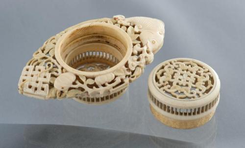 Ivory Perfume Container