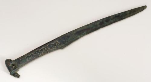 Bronze Dagger with Zoomorphic Pommel