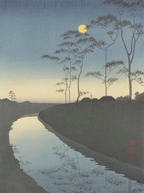 Canal under the Moonlight