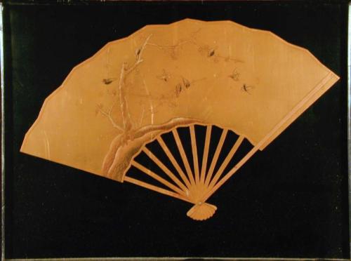 Lacquer Painting of Fan