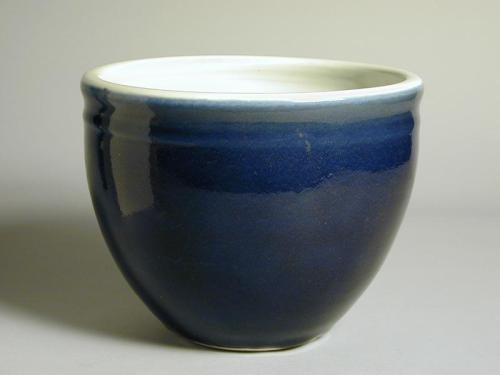 Deep Fish Bowl in Cobalt Blue