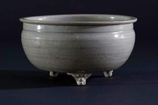 Footed Celadon Censer