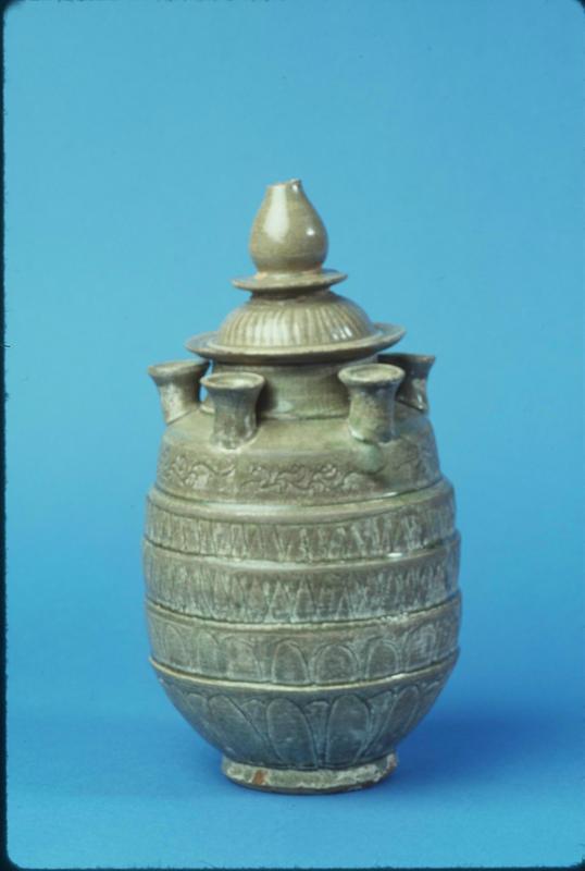 Lidded Funerary Urn