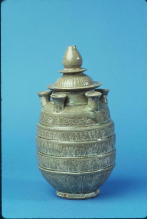 Lidded Funerary Urn