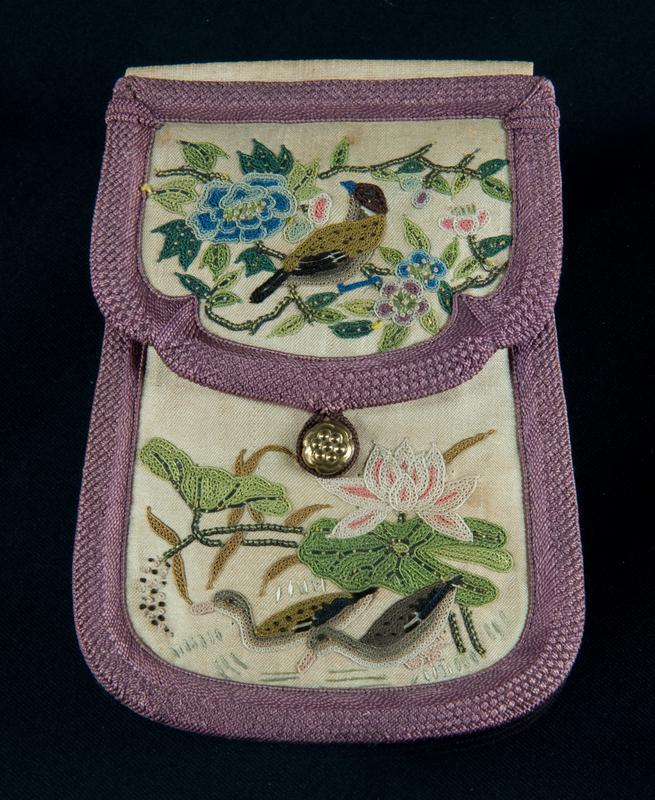 Embroidered Silk Purse