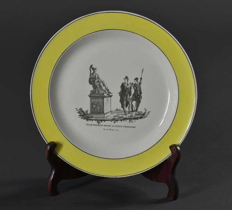 Creil Creamware Dinner Plate