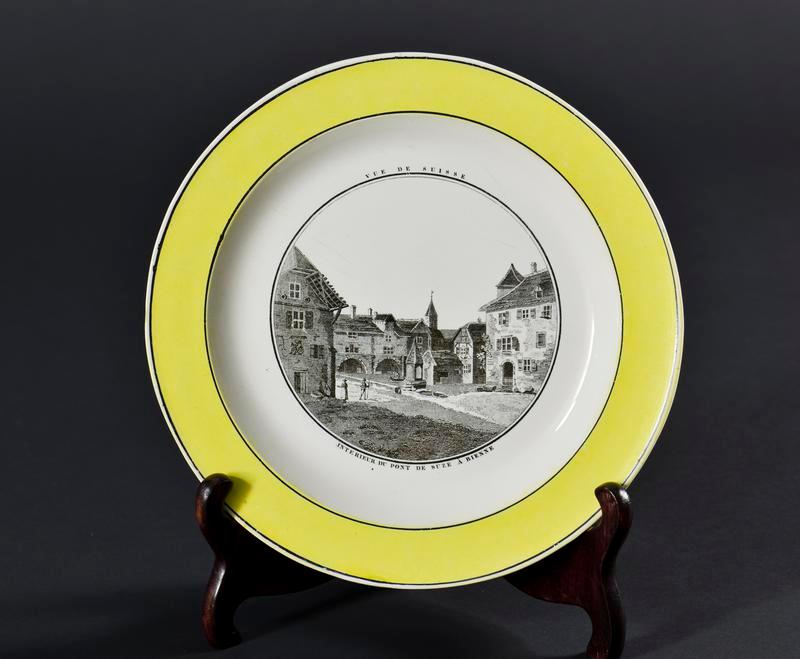 Creil Creamware Dinner Plate