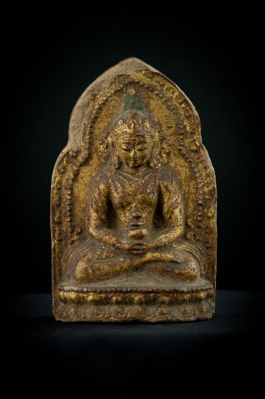 Tsa-tsa Figure of a Buddhist Deity