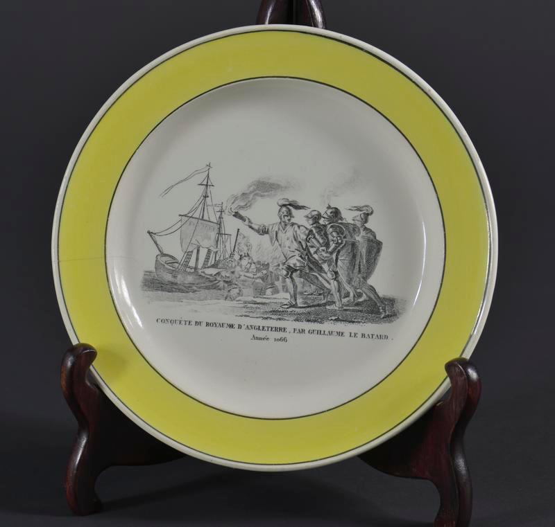 Creil Creamware Plate