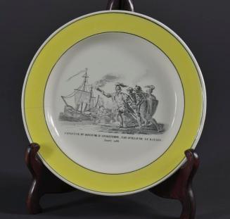 Creil Creamware Plate