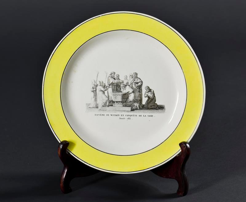 Creil Creamware Dinner Plate