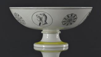 Creil Creamware Compote