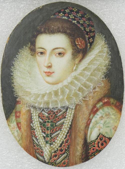 Portrait Miniature of a Woman