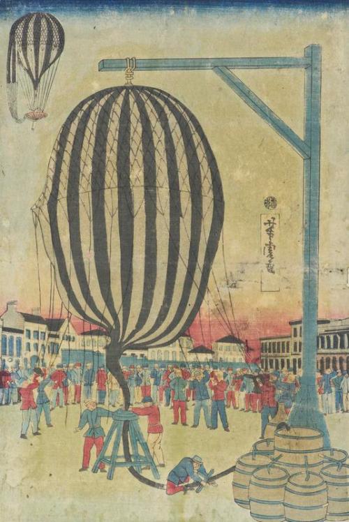 Scene of Balloon Ascents