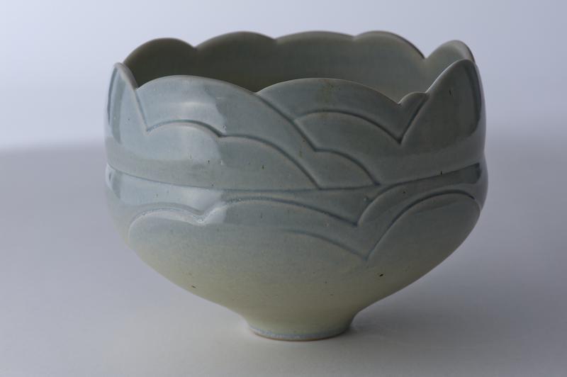 Carved Stoneware Bowl