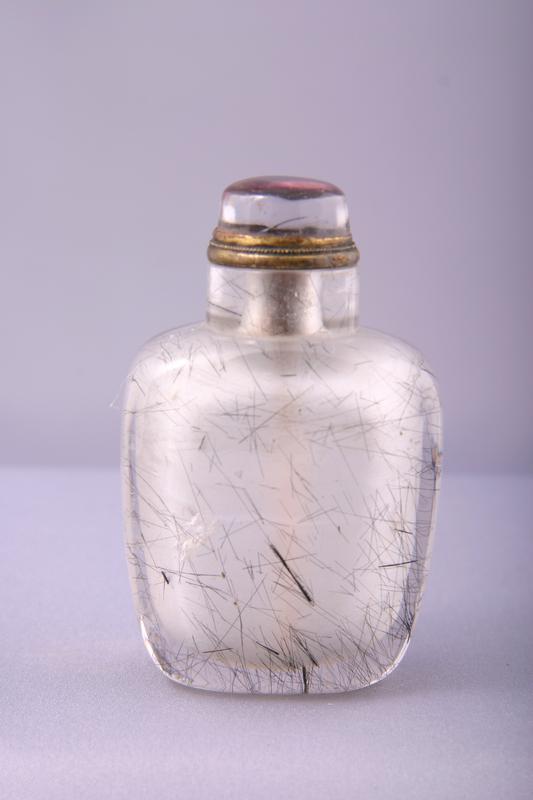 Quartz Hair Crystal Snuff Bottle