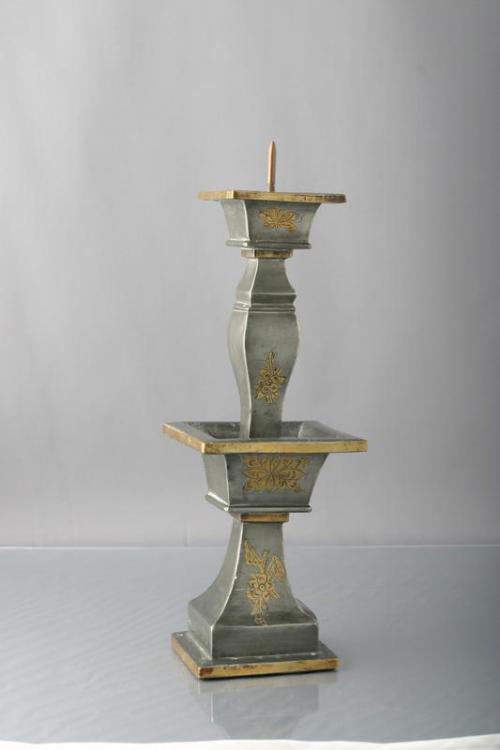 Pewter Candleholder