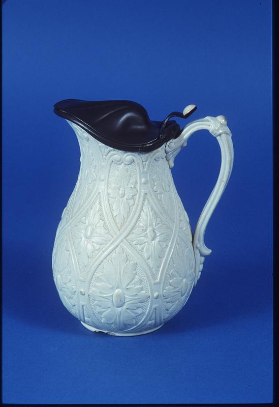 Pear Shaped Jug with Metal Lid