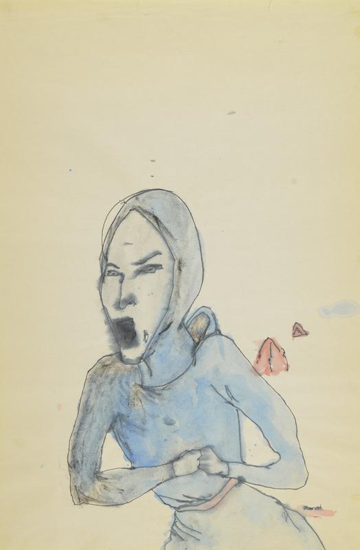 Untitled (hooded ninja-like figure)