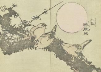 Birds, Prunus & Moon