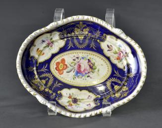 Bloor-Derby Plate with Floral Sprays