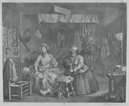 A Harlot's Progress, Plate 3