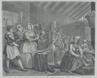 A Harlot's Progress, Plate 4