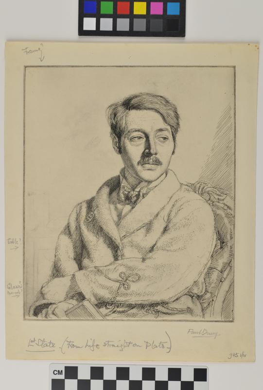 Oliver Drury in a Dressing Gown