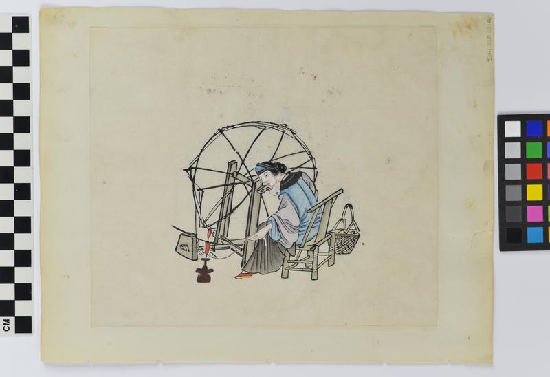 Untitled (Woman with spinning wheel) (Side A)
Untitled (Repairmen) (Side B)