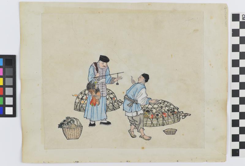 Untitled (Men with caged ducks and chickens) (Side A)
Soldiers (Side B)