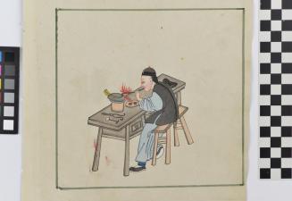 Untitled (Metalworker) (Side A)
Untitled (Man with box on back) (Side B)