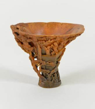 Rhinoceros Horn Libation Cup