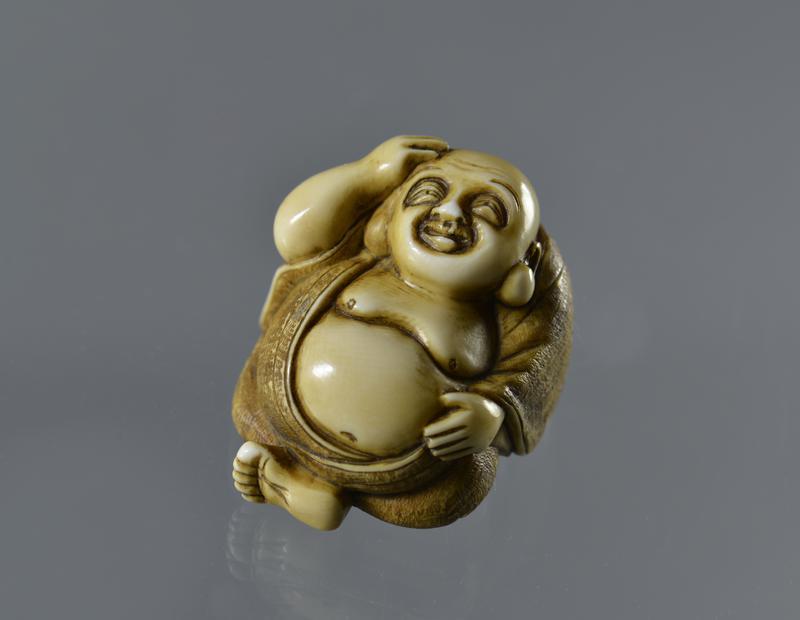 Netsuke (Hotei Resting)