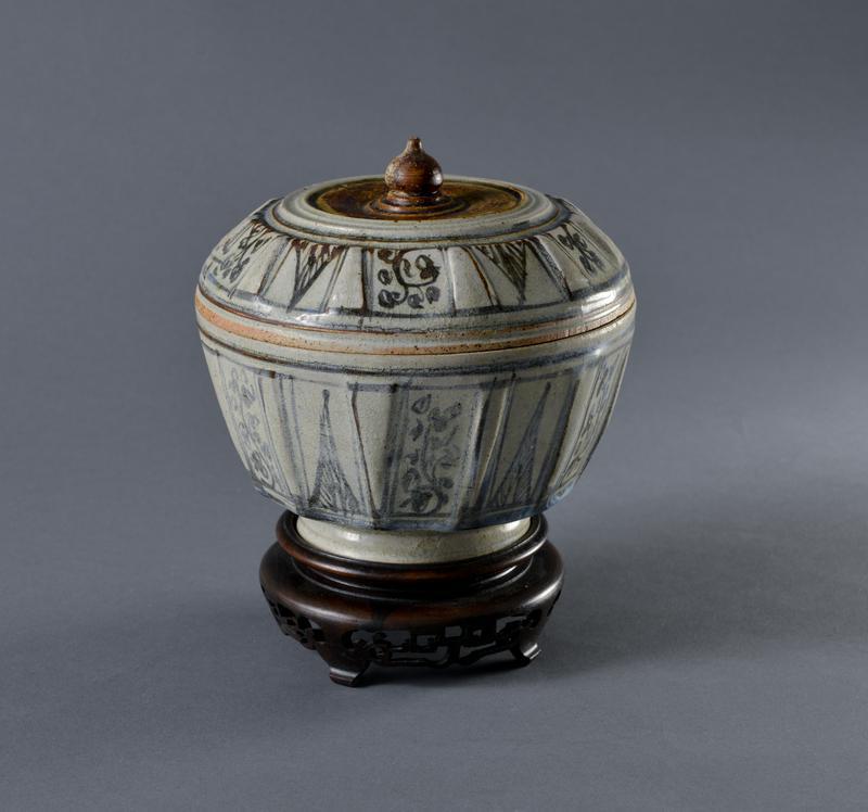 Svargaloka lidded jar