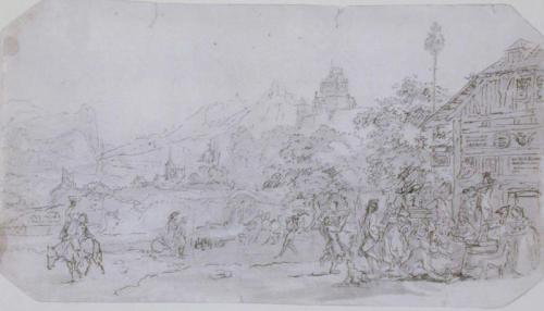 Peasant Festival Before an Inn