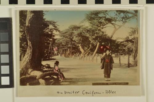 Untitled (Girls on road near kobe)